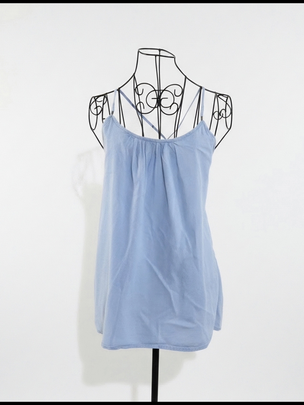 💥Soho Light Blue Double-Strap Cami Top